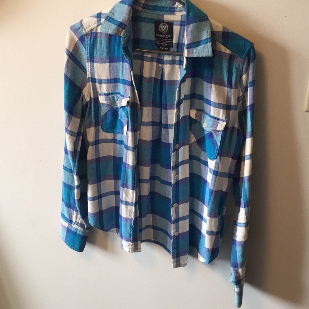 Comfy American eagle flannel.